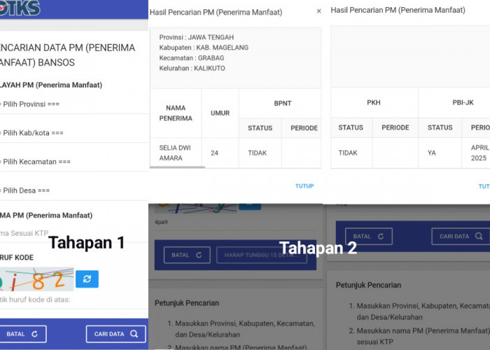 Cara cek penerima bansos BNPT Kemensos RI melalui website