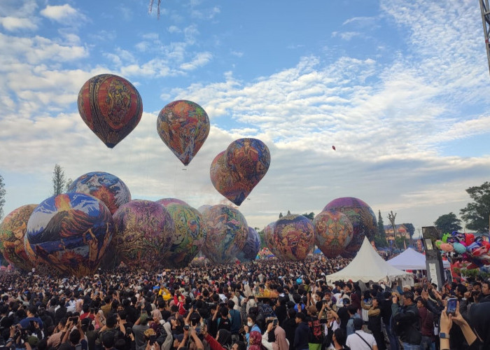 Puncak Festival Balon Udara Wonosobo Sisakan 3,23 Ton Sampah