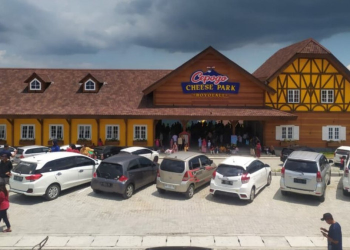 pintu masuk di cimory cepogo cheese park boyolali