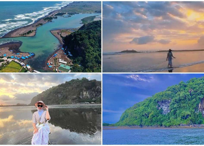 Pesona Pantai yang Cantik & Unik Pantai Sodong yang Tersembunyi di Balik Pegunungan Srandil Cilacap