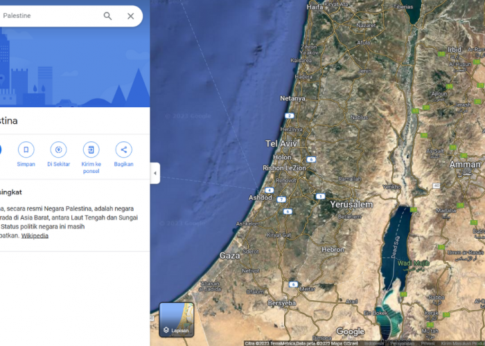 Waduh, Ternyata Peta Palestina Tidak Ada Di Google Maps, Begini Penjelasannya!