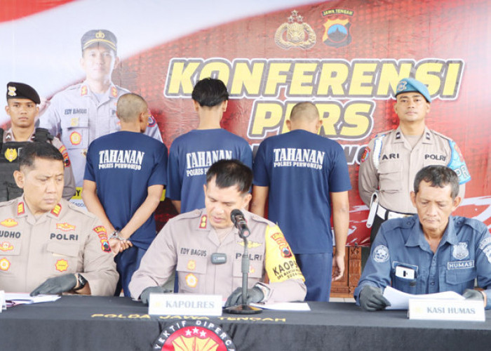 Tiga Pelaku Pengeroyokan di Purworejo Ditangkap, Ancam Hukuman 9 Tahun Penjara