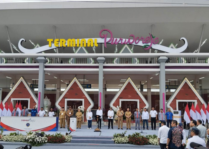 Terminal Tipe A Purworejo Diresmikan Presiden Jokowi