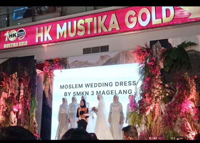 Karya Siswa SMKN 3 Magelang Tampil di Ajang Kasmaran Grand Wedding Festival 2022