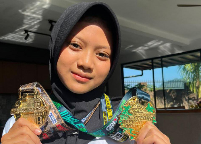 Siswi SMP Mutual Magelang Borong 2 Emas Taekwondo Saat Libur Sekolah