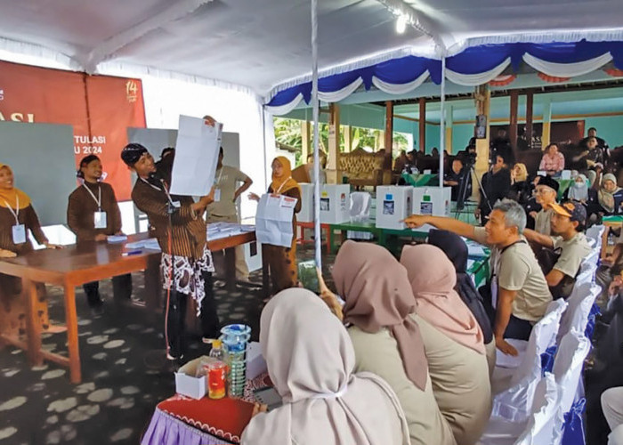 KPU Purworejo Cek Kesiapan Pemilu, Simulasi Tungsura Digelar di TPS Desa Jogoresan