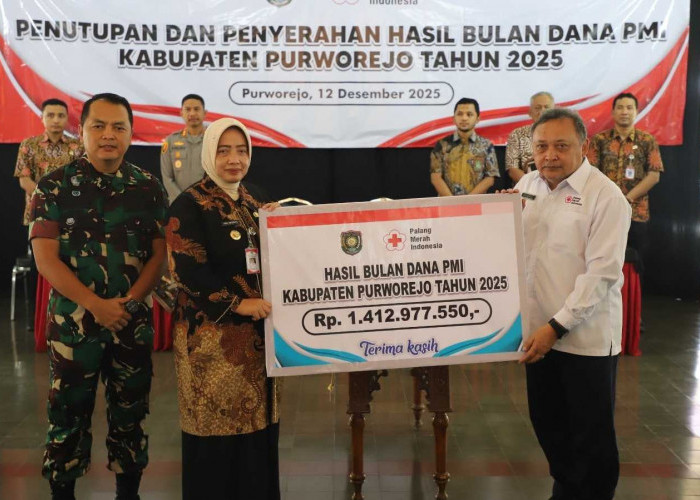 Bulan Dana PMI Purworejo 2025 Lampaui Target, Terkumpul Rp1,4 Miliar untuk Aksi Kemanusiaan
