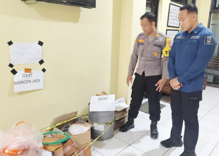 Polresta Magelang Sita 42 Kg Bahan Petasan Saat Ramadan, Satu Residivis Ditangkap