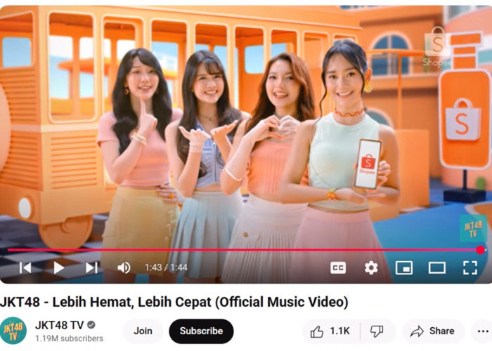 Tampil Stylish dan Ceria, JKT48 di MV Shopee “Lebih Hemat, Lebih Cepat” Bikin Susah Move On!