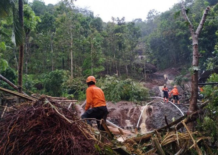 Hujan Deras, Banjir Bandang di Borobudur Rusak Dua Rumah