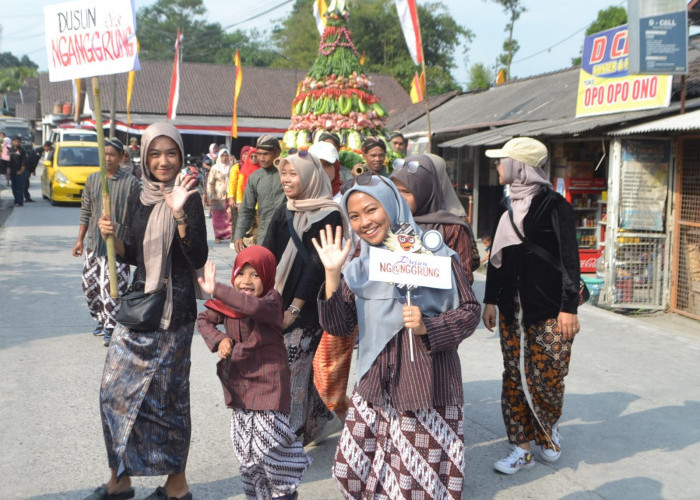 Kirab Budaya Gunungan di Kamongan Magelang: Syukur atas Keberkahan Bumi dan Lestari Budaya