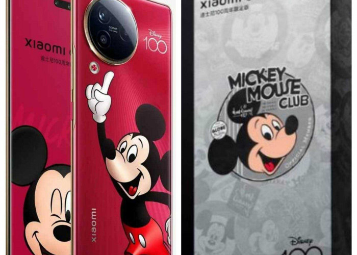 Xiaomi dan Mickey Mouse Disney telah Berkolaborasi Meluncurkan Xiaomi Civic 3 edisi terbatas 