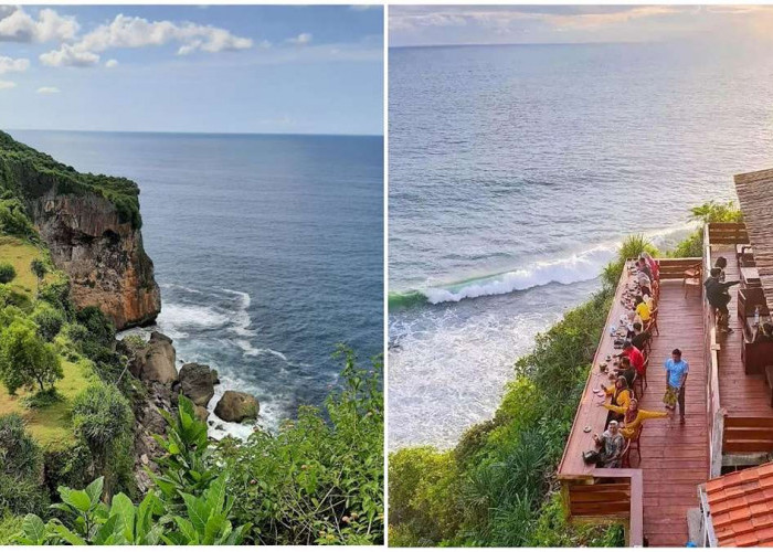 Nongkrong View Pegunungan dan Pantai Cantik di Puncak Segoro Destinasi Wisata Alam Hits Terbaru di Jogja