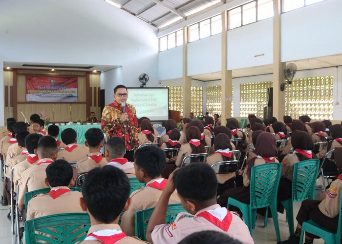 Pendidikan Politik di SMPN 22 Purworejo, Bentengi Pelajar dari Hoaks dan Radikalisme