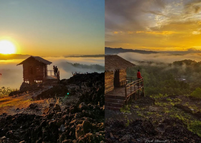 Cuma Bayar 5 Ribu, Gunung Ireng di Jogja Punya Spot Sunrise dengan Lautan Awan Menakjubkan 