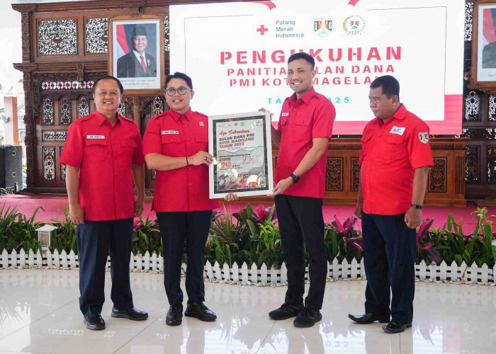 Dana PMI Kota Magelang 2025 Terkumpul Rp1 Miliar Lebih dari Target Rp800 Juta