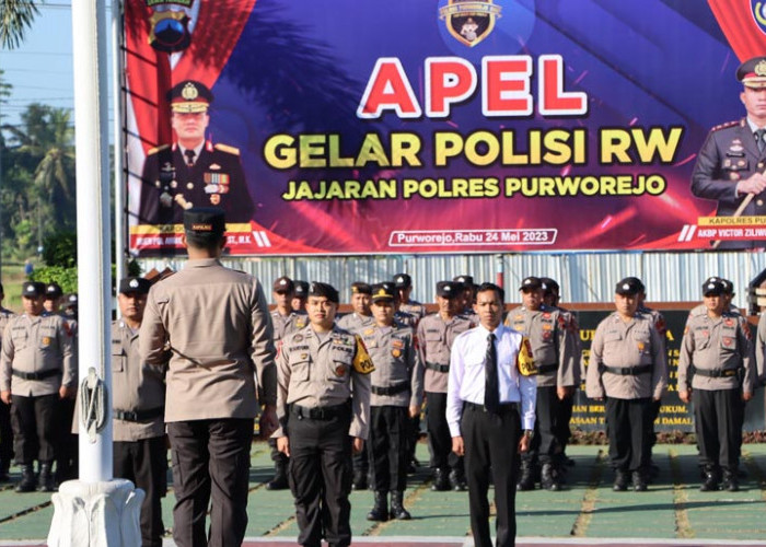 480 Personil Polres Purworejo Diterjunkan Jadi Polisi RW, Ini Tugasnya