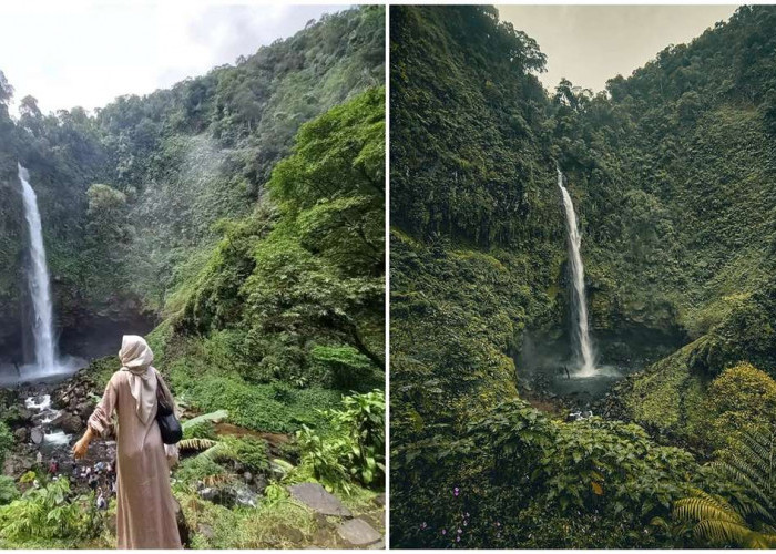 Melihat dari Kedekatan Curug Cipendok, Air Terjun yang Eksotis Nan Mengagumkan di Lereng Gunung Slamet