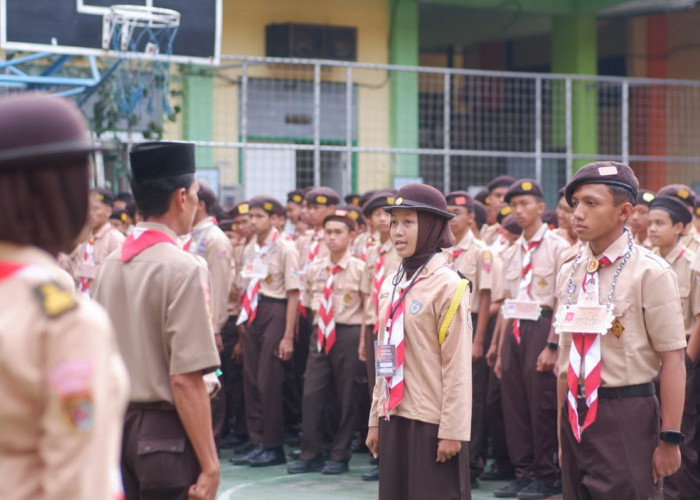 Hari Pramuka ke-65, SMK Negeri 2 Magelang Teguhkan Semangat Disiplin dan Kemandirian