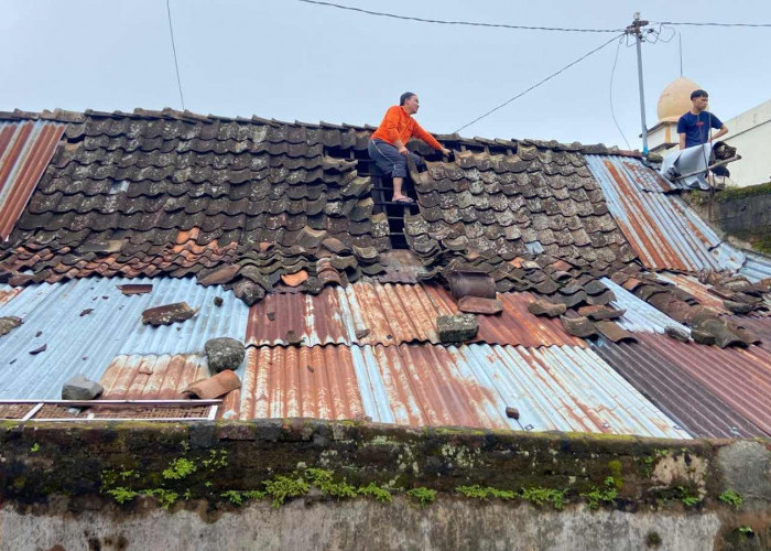 Puting Beliung Terjang Desa Petarangan Temanggung, 20 Rumah Rusak dan Warga Alami Trauma