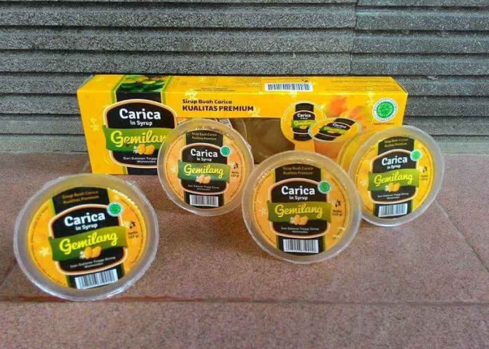 Carica makanan khas Wonosobo dan disejumlah daerah lainnya