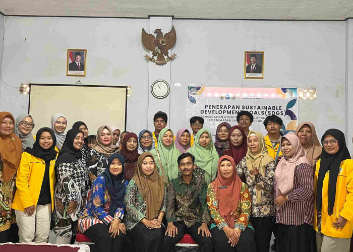 Kolaborasi dengan Dinkes Kebumen, Mahasiswa KKN Untidar Sosialisasi Pencegahan Stunting