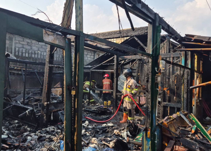 Trafo Meledak, Gudang Meubel di Tempuran Magelang Terbakar