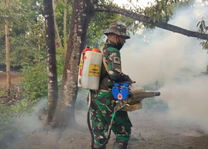 Ada Warga Terkena DBD, Warga Borobudur Inisiatif Lakukan Pengasapan