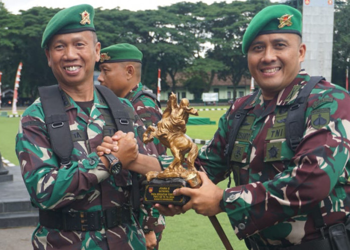 Kado Ulang Tahun Infanteri, Kodim 0705/Magelang Juara 2 Trophy Kewilayahan