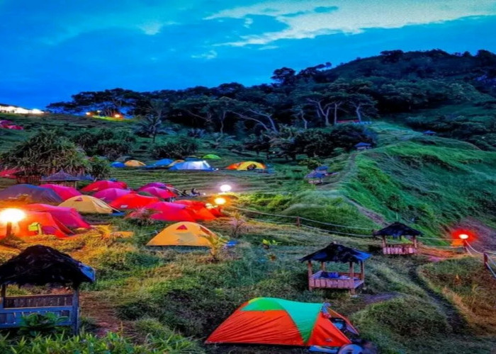 Destinasi Pantai Menganti: Bukit Camping Suguhkan View Lautan