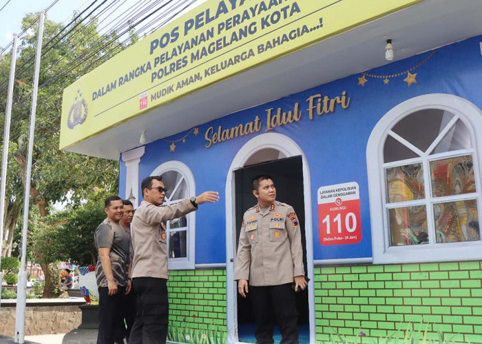 Cegah Kemacetan Mudik, Kapolres Magelang Kota Sisir Pos Pengamanan Operasi Ketupat Candi