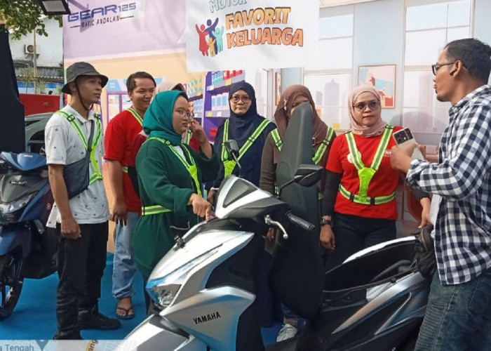 Yamaha Grebek Pasar Rame di Semarang: Freego dan Gear 125, Pilihan Ideal untuk Ibu-Ibu