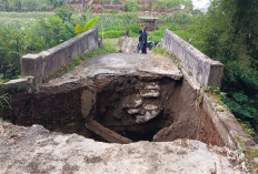 Jembatan Kalikuning Kalikajar Wonosobo Runtuh Diterjang Banjir, Dua Dusun Terancam Terisolasi