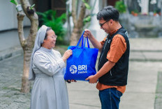 BRI Peduli Tebarkan Kasih dan Kepedulian melalui Penyaluran 10.050 Paket Sembako bagi Umat Nasrani 