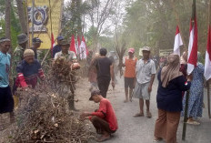 Tolak Tambang Pasir PT Anaba, Warga Sambeng Borobudur Kibarkan 355 Bendera Setengah Tiang
