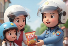 Beri Snack Gratis, Cara Unik Polisi Magelang Apresiasi Anak-anak yang Tertib Gunakan Helm