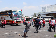 BPSPP Wilayah IV Menangi Lomba Tarik Bus 10,6 Ton pada HUT RI ke-81 di Terminal Tidar Magelang