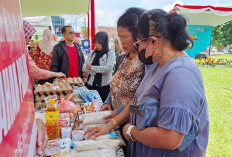 Beras Ludes Tiga Jam, Ribuan Warga Serbu Pasar Murah Alun-alun Kota Magelang