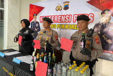 Operasi Turjawali Purworejo, 6 Tersangka Miras Diamankan di Empat Kecamatan