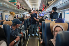 Lepas Mudik Gratis dengan Kereta Api, Ahmad Luthfi Fasilitasi Ratusan Pemudik Menuju Kampung Halaman