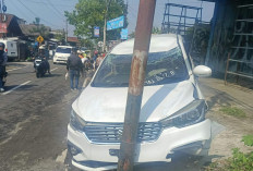 Mobil Terbalik dalam Kecelakaan Beruntun di Jalur Lingkar Utara Wonosobo, Empat Orang Luka