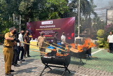 Cegah Penyalahgunaan, Kejari Magelang Musnahkan Hampir Setengah Kilo Sabu