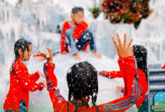 Pertama di Wonosobo! The Sinsu Park Hadirkan Taman Salju Buatan Ala Kutub Utara