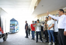 Mentan Amran Kembali Lepas 153 Truk Bantuan Banjir Sumatera