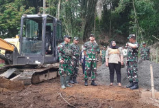 Kunjungi Pembangunan Jembatan Perintis Garuda Ngablak, Danrem 072 Harapkan Bisa Jadi Tingkatkan Ekonomi Warga