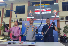 Polres Temanggung Amankan 4 Remaja Bawa Sajam, Diduga Hendak Tawuran