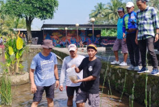 Peringati Hari Bumi, Pesepeda Magelang Tanam Pohon dan Tebar Ikan di Sendang Mudal