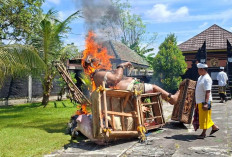 Jelang Nyepi, Umat Hindu Magelang Gelar Tawur Kesanga dan Bakar Ogoh-ogoh