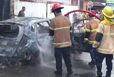 Pengemudi Honda Jazz yang Terbakar di Kota Magelang Kini Diburu Polisi