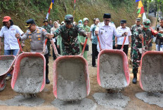 TMMD Reguler ke-129 Kodim 0708 Purworejo Percepat Pembangunan Desa Watuduwur di Kecamatan Bruno